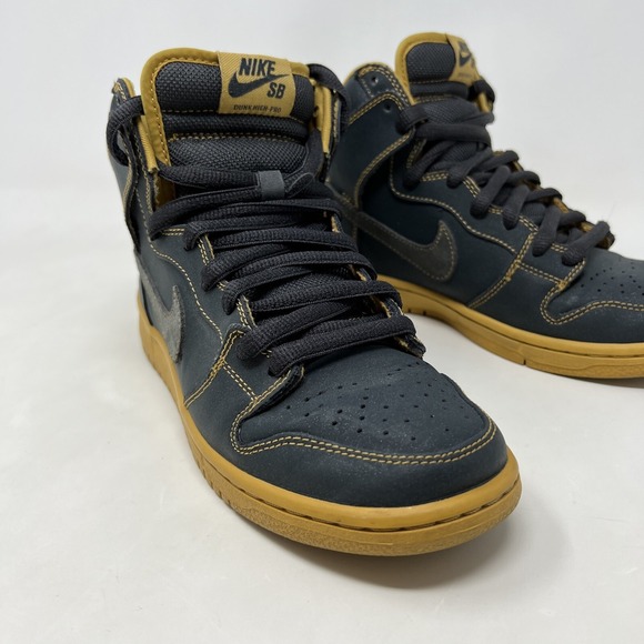 2011 Nike SB Dunk High Pro Sneakers 305050-007 Anthracite Men\'s Size 6.5 main image 4